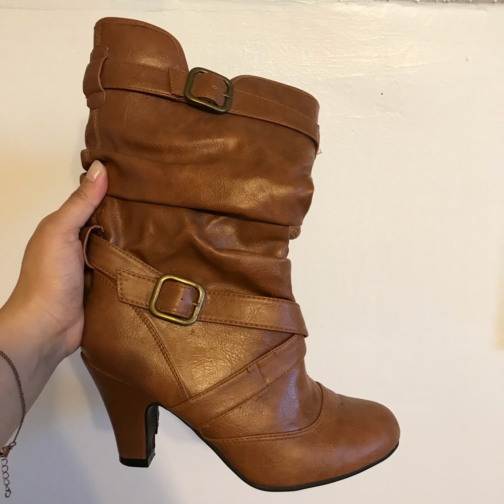 High heel boots